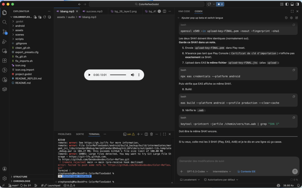 visual studio code codex