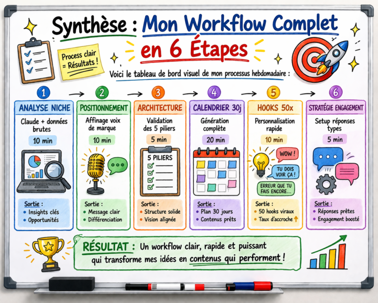 Claude comme Social Media Manager : Comment J&rsquo;Automatise 30 Jours de Contenu en 1 Heure