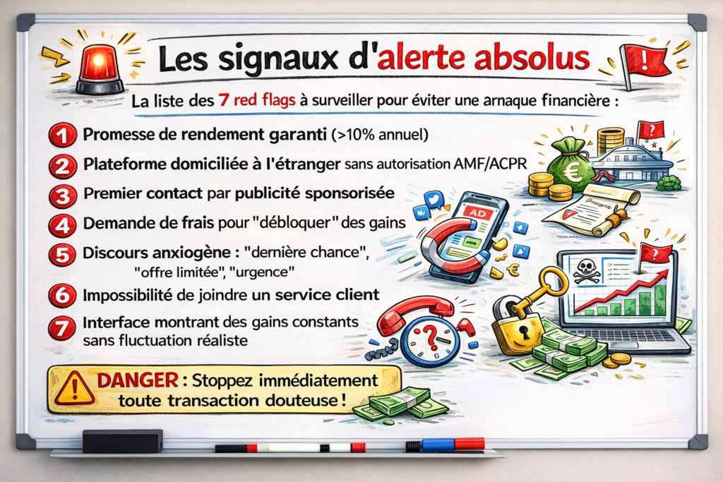 Les signaux d'alerte absolus